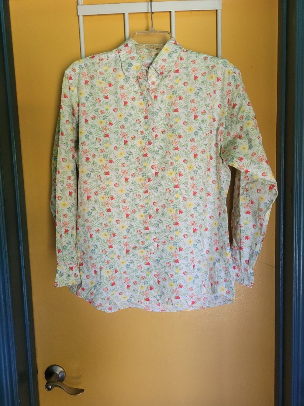 Brooks Brothers Liberty Arts button down blouse